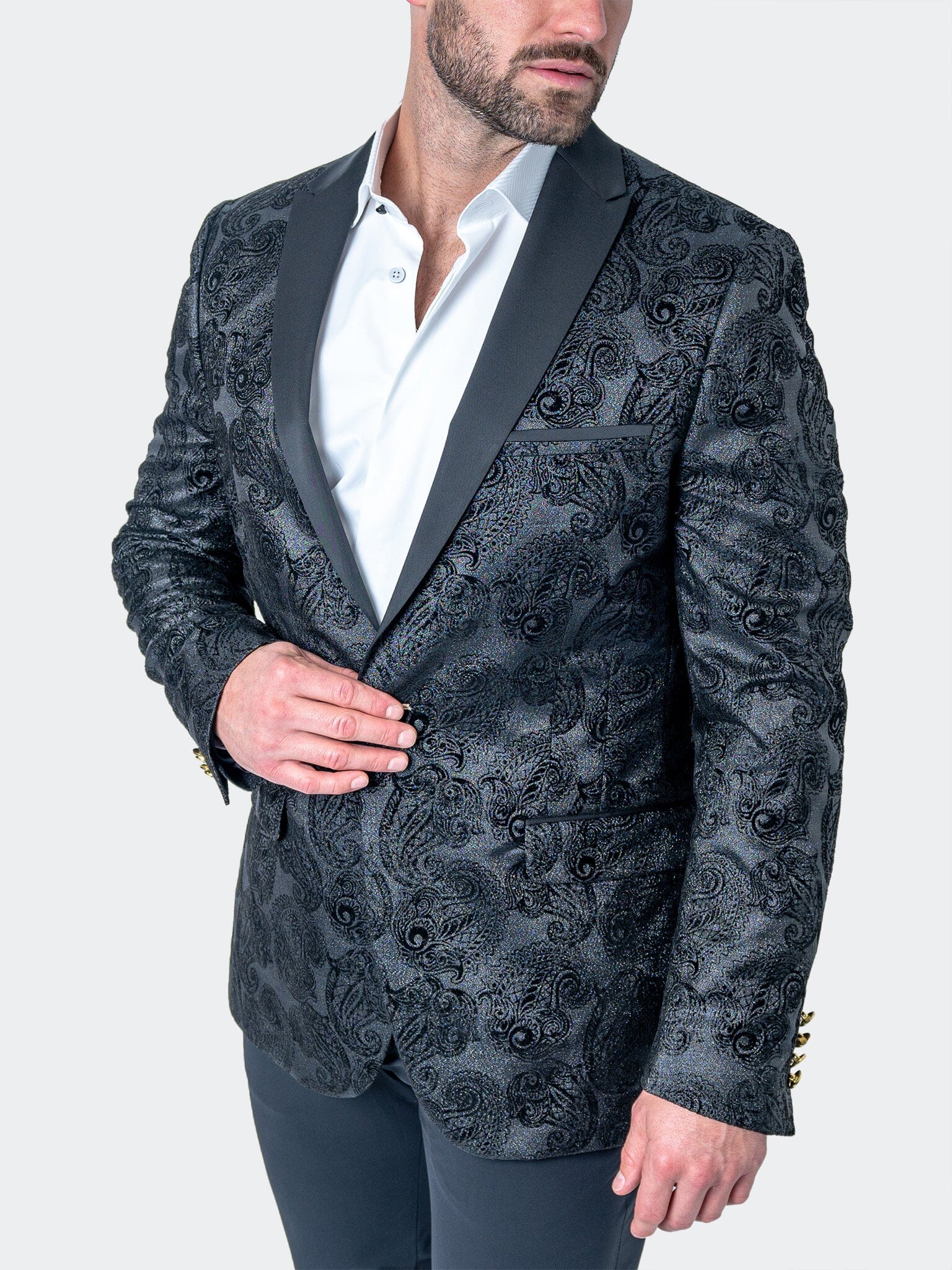 

Блейзер Tesla PaisleyFlok Black MACEOO