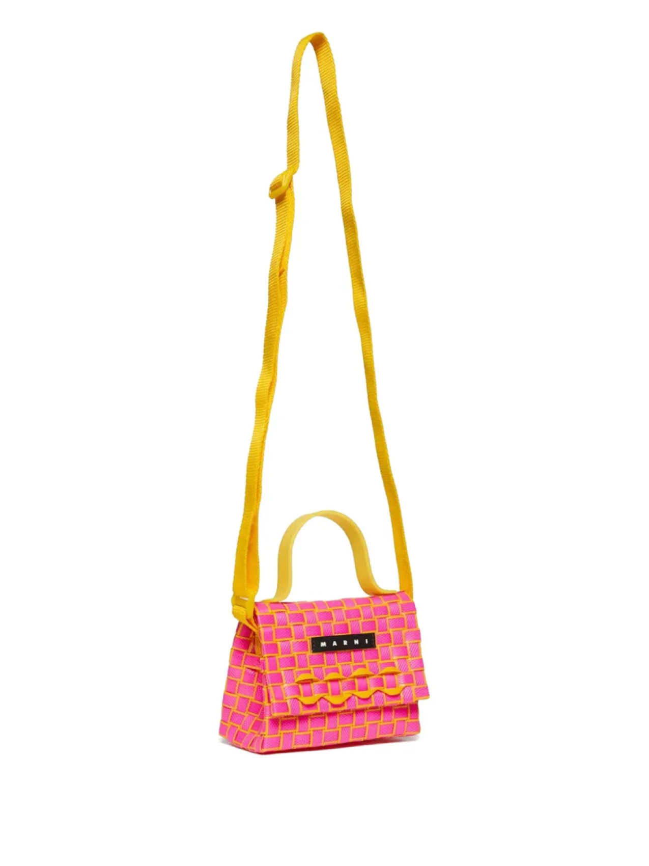 

Сумка с нашивкой-логотипом Marni Kids, розовый