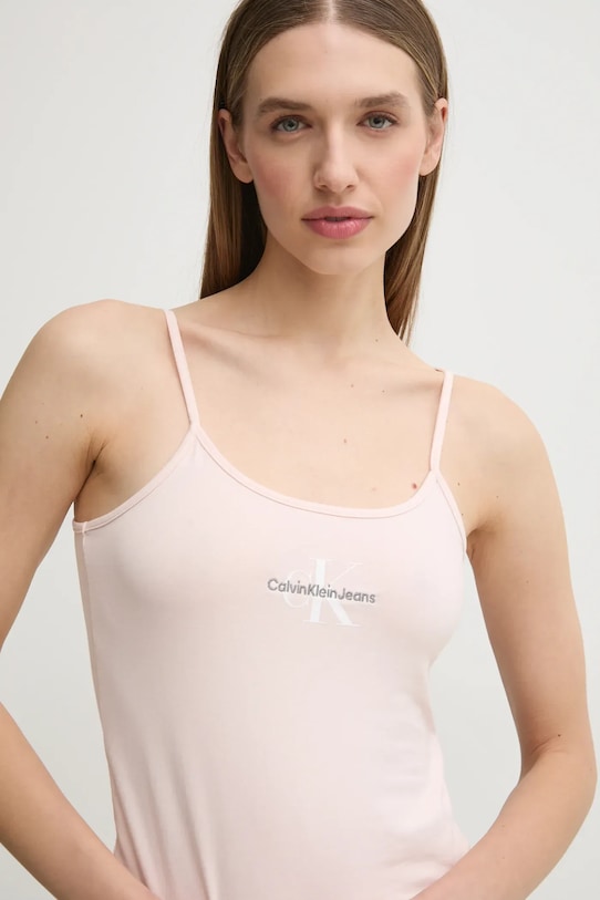 

Топ Calvin Klein Jeans, розовый