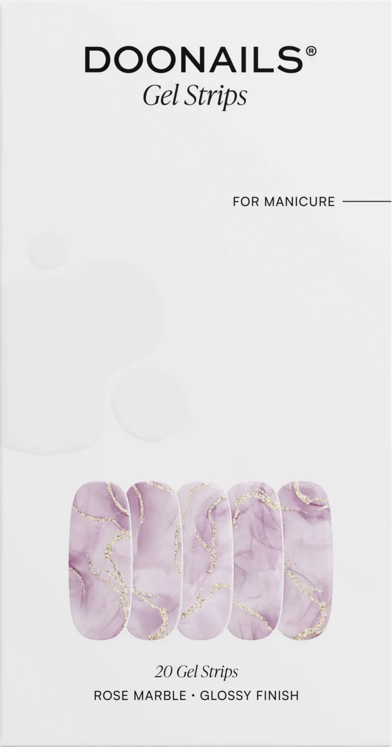 

УФ-лак для ногтей Doonails UV Gel Strips Rose Marble