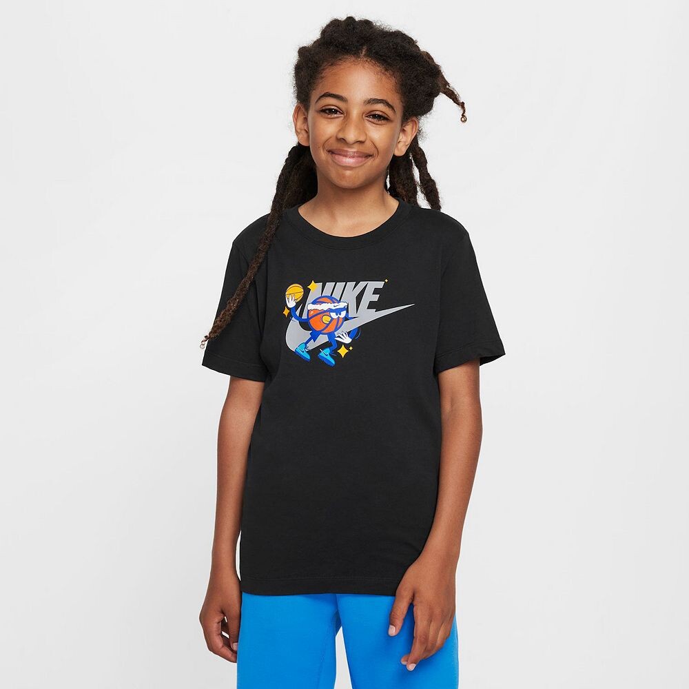

Футболка Nike с баскетбольным рисунком для детей 8–20 лет, черный