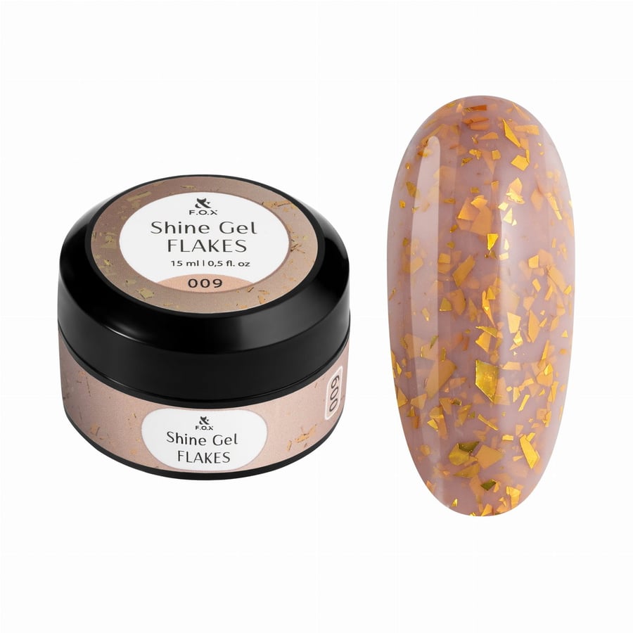 

FOX Shine Gel Flakes 009, 15 мл