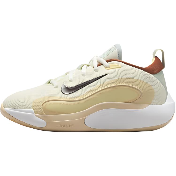 

ISOFLY Устойчивые к истиранию амортизирующие дышащие баскетбольные кроссовки Mid Top для детей Лимон Nike, Светло-желтый/Лимон/Белый