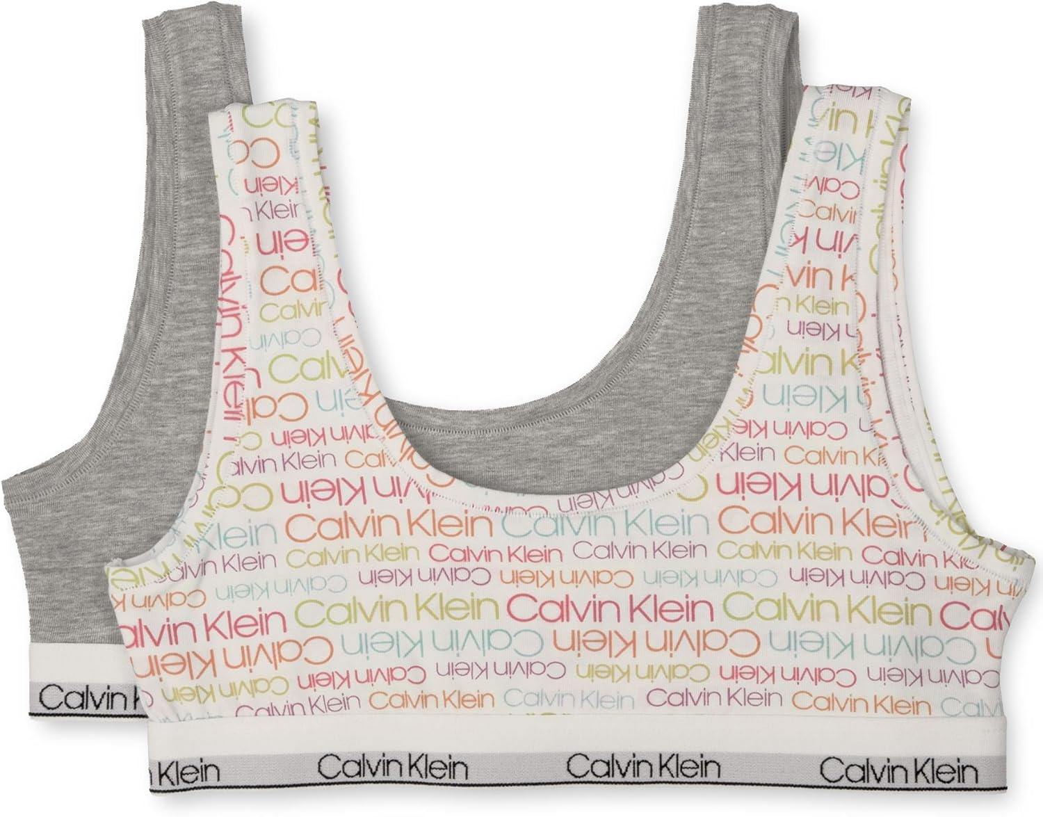 

Бюстгальтеры-бралетты Calvin Klein Girls Modern Cotton, поштучно и в упаковке, Grey/Ck Multicolor