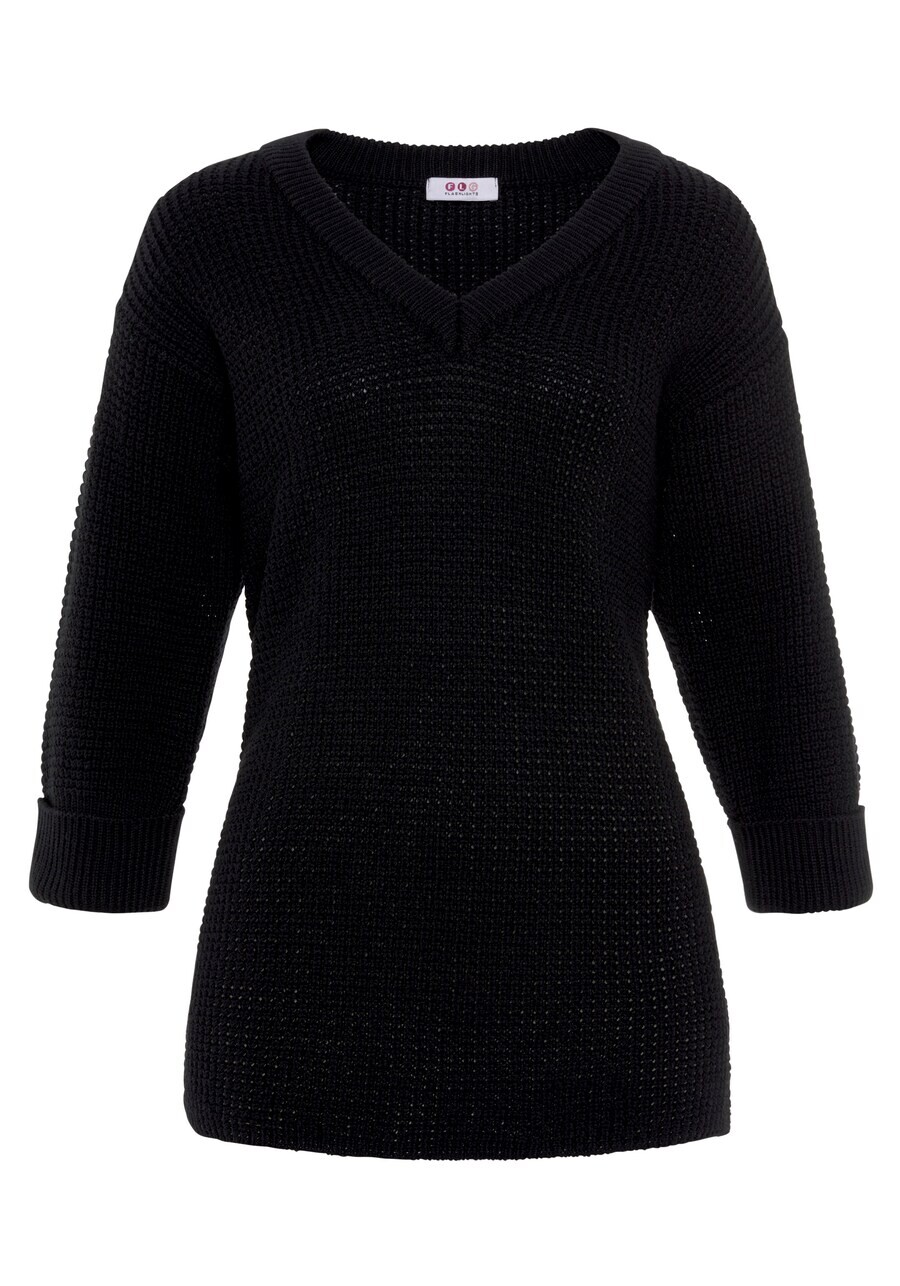 

Тонкий вязаный свитер FLASHLIGHTS Sweater, черный