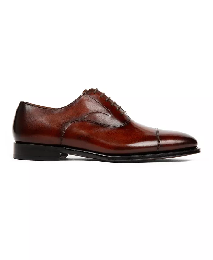 Мужские классические оксфорды Regent Cap Toe из кожи Anthony Veer, коричневый — фото 2