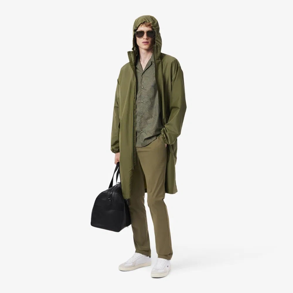 Мужские брюки Commuter цвета хаки от Lacoste — фото 4
