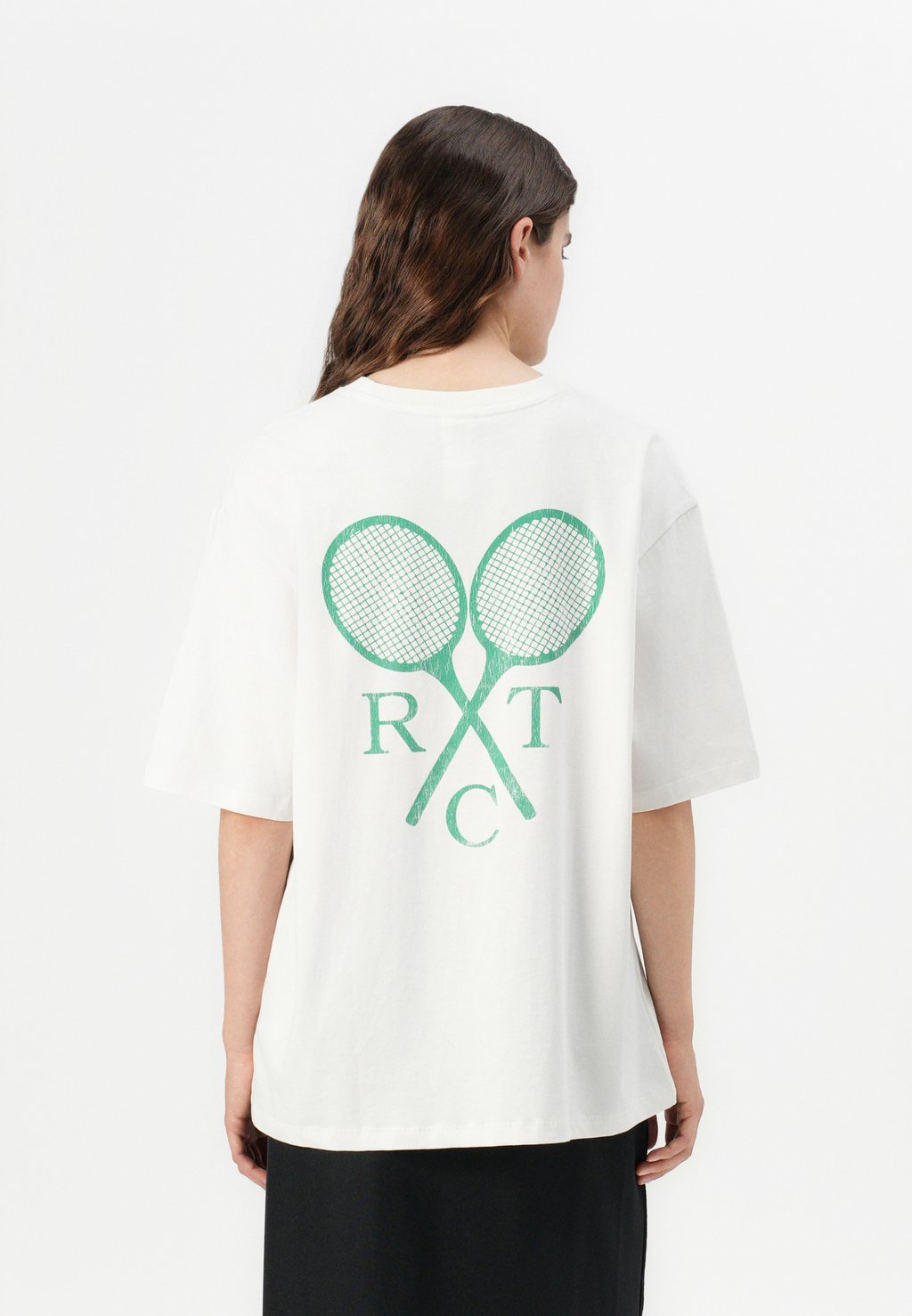 

Футболка с принтом TENNIS BYFR TEE Adidas Originals, кремовый