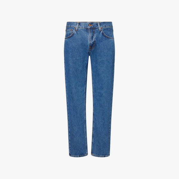 

Грубые джинсы Gritty Jackson с прямыми штанинами Nudie Jeans, цвет morning mist