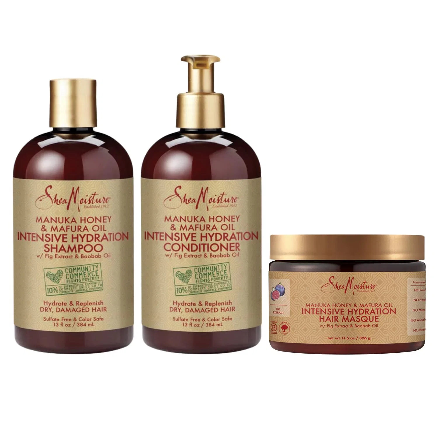 Набор для интенсивного увлажнения волос Manuka Honey & Mafura Oil от SheaMoisture Shea Moisture