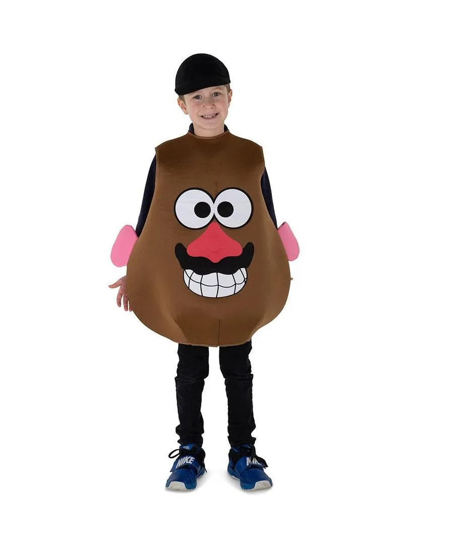 Детский костюм Мистера Картофеля: туника и шапка Dress Up America, коричневый — фото 2