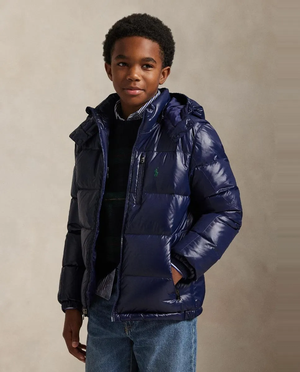 

Яркий детский пушистик с вышитой лошадью Polo Ralph Lauren, темно-синий