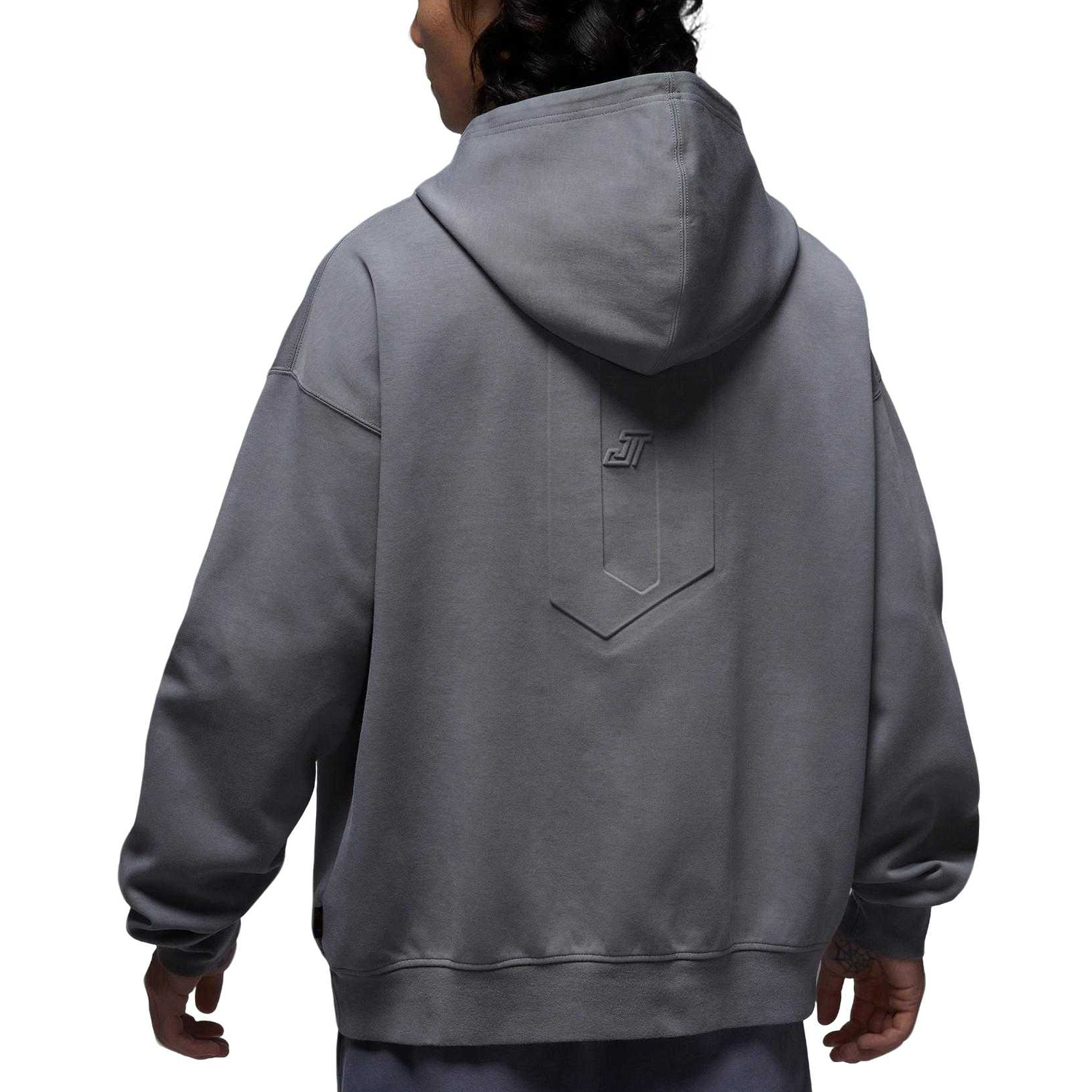 Толстовка Tatum Hoop Fleece мужская Dri FIT Jordan, серый — фото 3