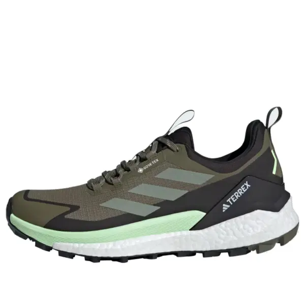 

Кроссовки terrex free hiker 2.0 low gtx походные туфли Adidas, зеленый