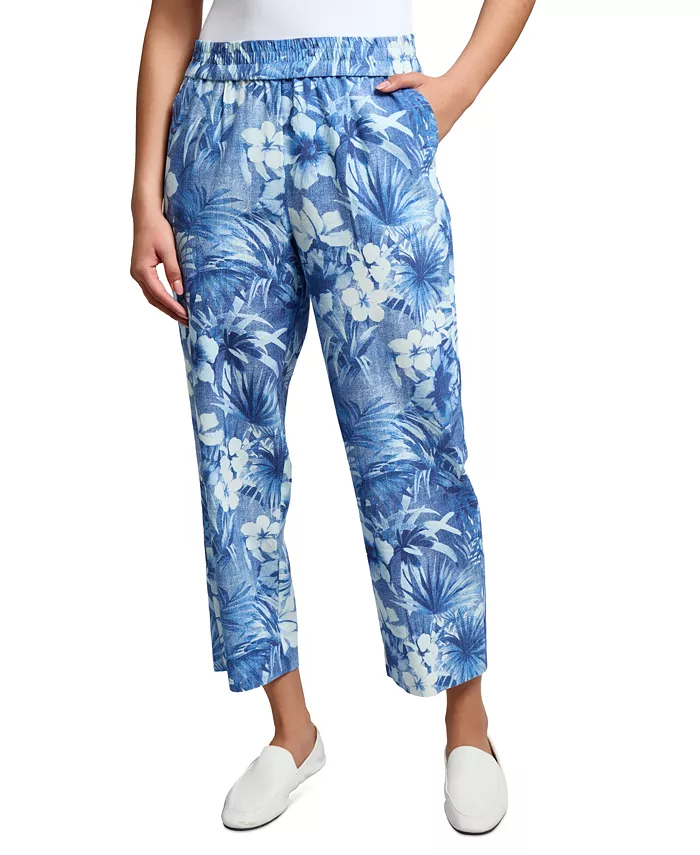 

Женские укороченные брюки с принтом Jones New York, синий