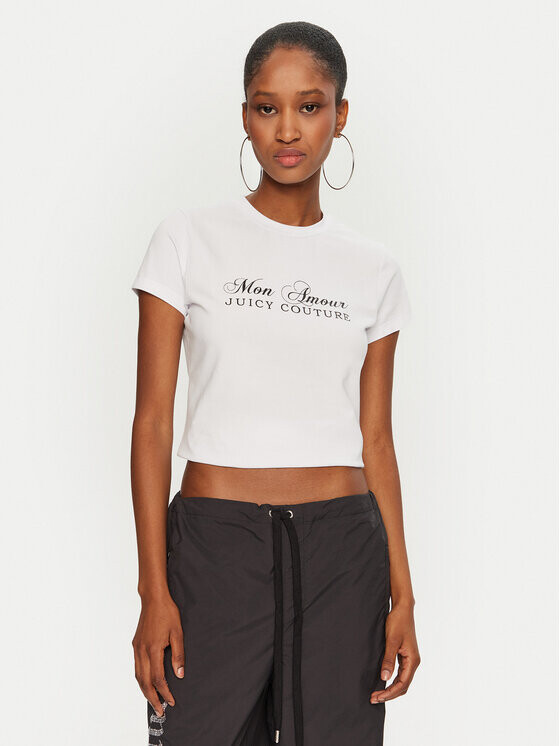

Футболка узкого кроя Juicy Couture, белый