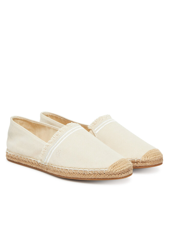 Эспадрильи Fringe Canvas Closed Espadrille FW0FW08881 Tommy Hilfiger, бежевый — фото 2