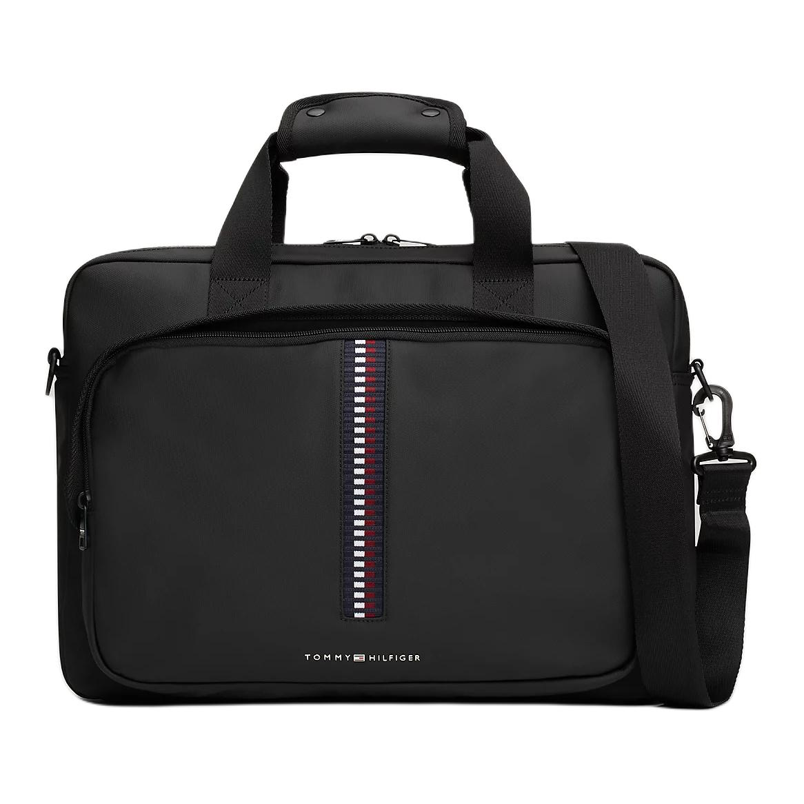 

Tommy Hilfiger Полиэстеровая одноплечевая сумка-кроссбоди для ноутбука Regular мужская black, Черный, Tommy Hilfiger Полиэстеровая одноплечевая сумка-кроссбоди для ноутбука Regular мужская black