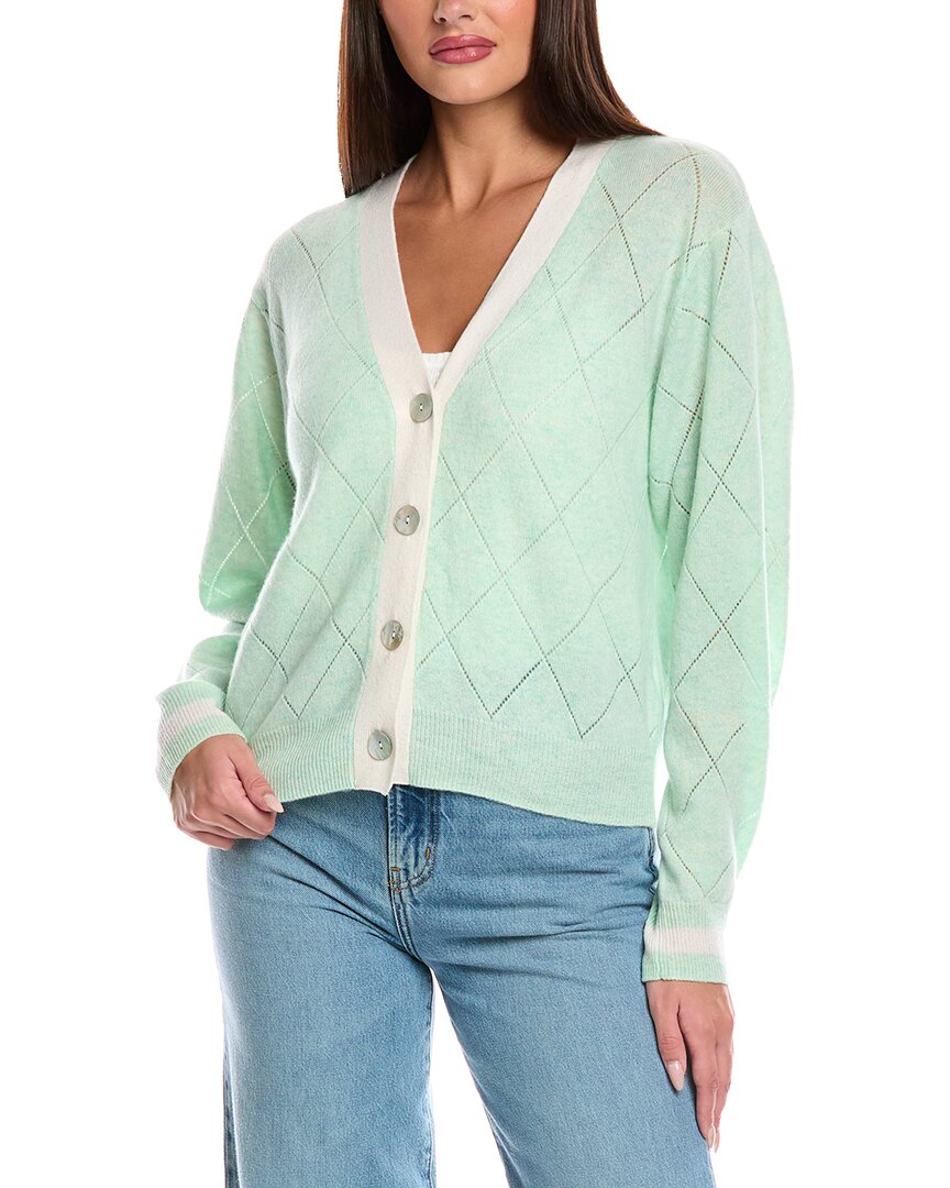 

Брод Кашемир Коралин Кашемировый кардиган Brodie Cashmere, зеленый