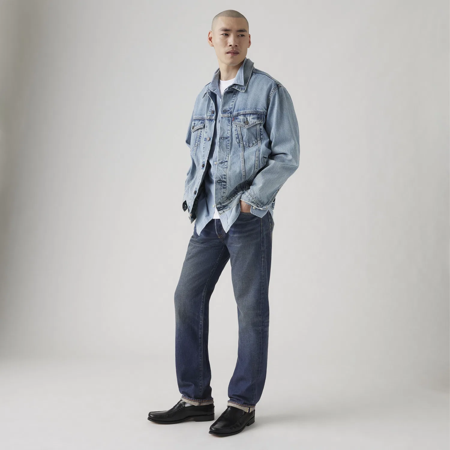 Мужские джинсы 501 Original Selvedge Levi's, Dark Wash