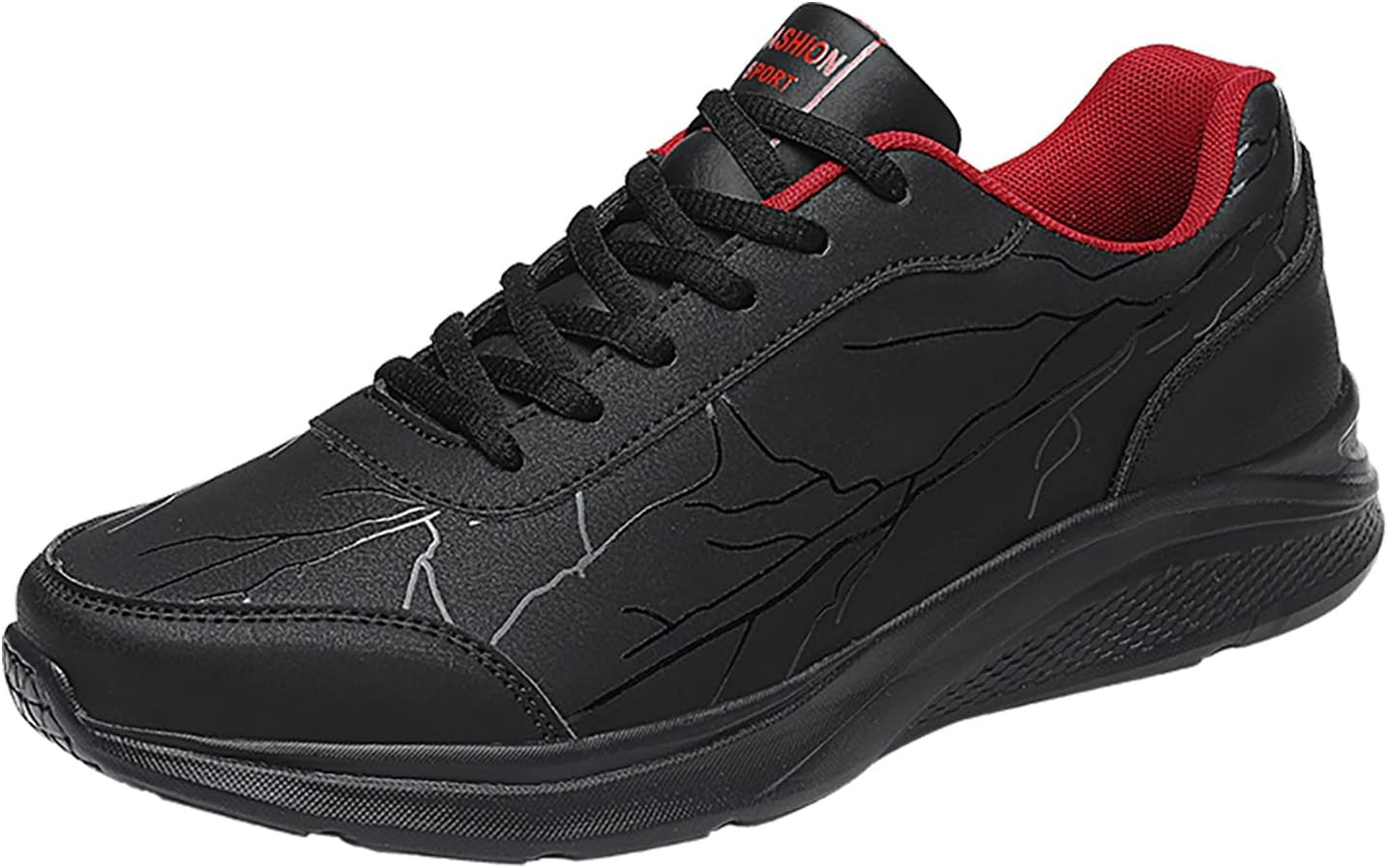 

Мужские кроссовки низкие кожаные повседневные легкие спортивные, обувь для ходьбы, повседневная обувь для мужчин, размер 11 Generic, B