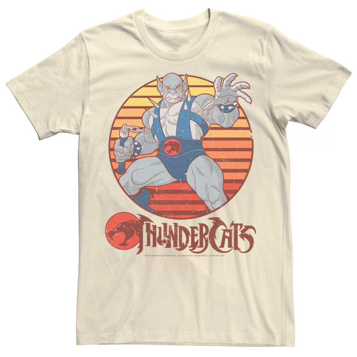 

Мужская футболка ThunderCats Panthro Retro Sunset Licensed Character