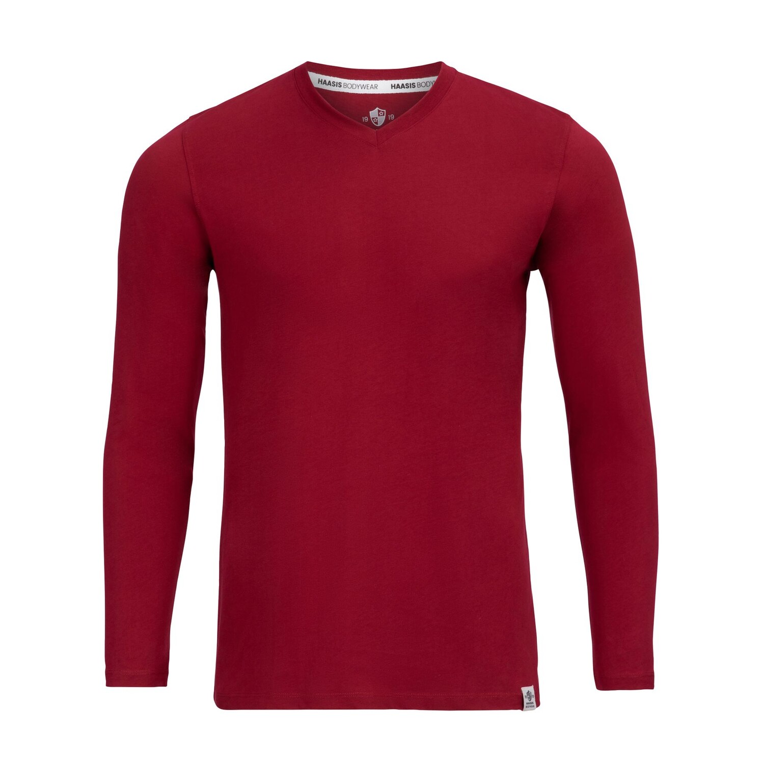 

Лонгслив Haasis Bodywear V Ausschnitt, цвет weinrot
