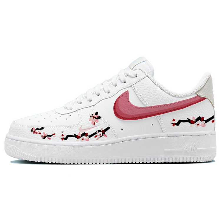 

Кроссовки Nike Air Force 1 Skateboard Shoes Women's Low-Top Pink/White, Белый, Кроссовки Nike Air Force 1 Skateboard Shoes Women's Low-Top Pink/White