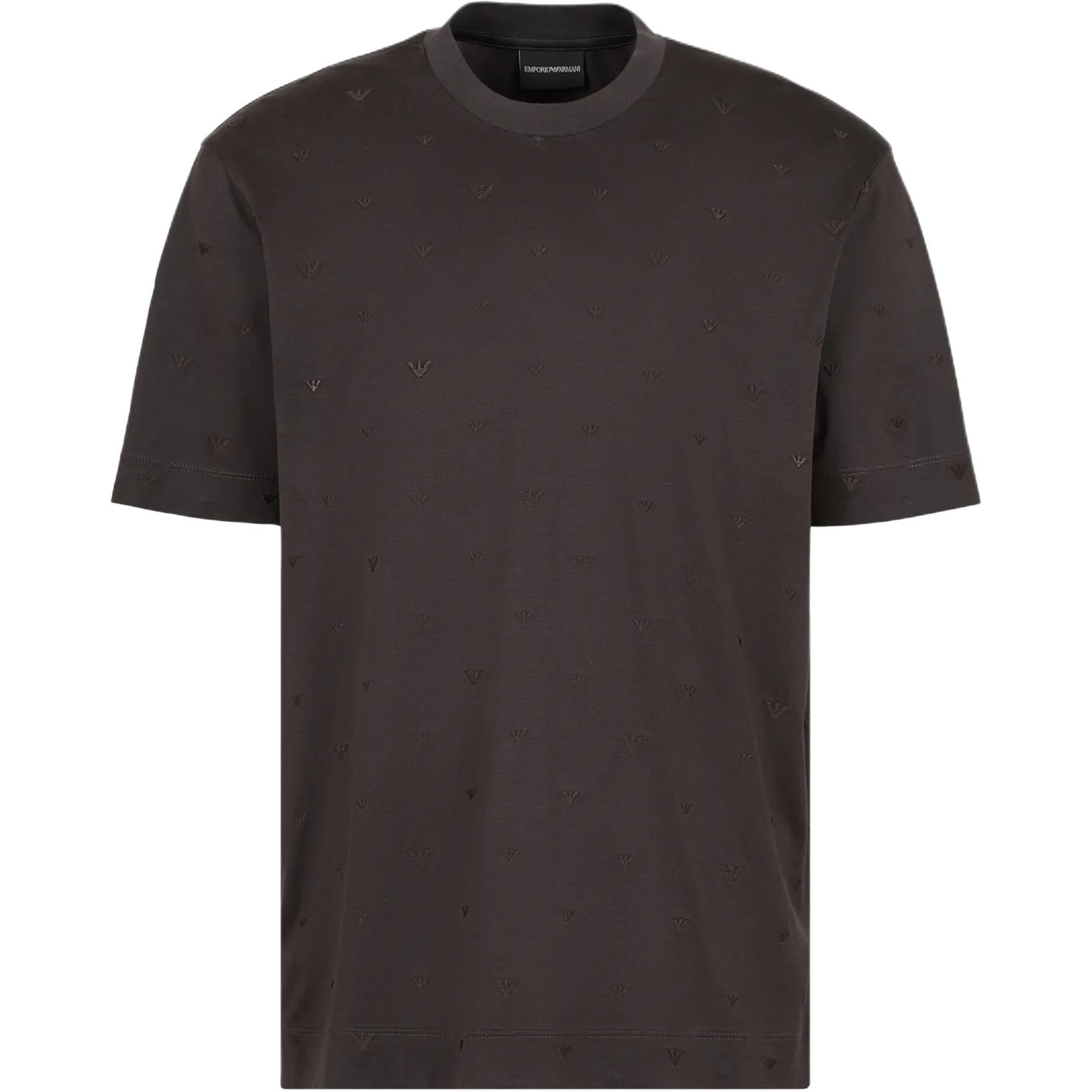 

Футболка с принтом логотипа EMPORIO ARMANI, черный