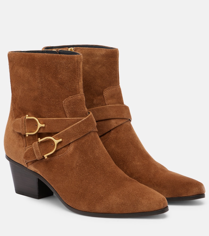 Ботинки Ashby 50 до щиколотки из замши Veronica Beard, Hazelwood