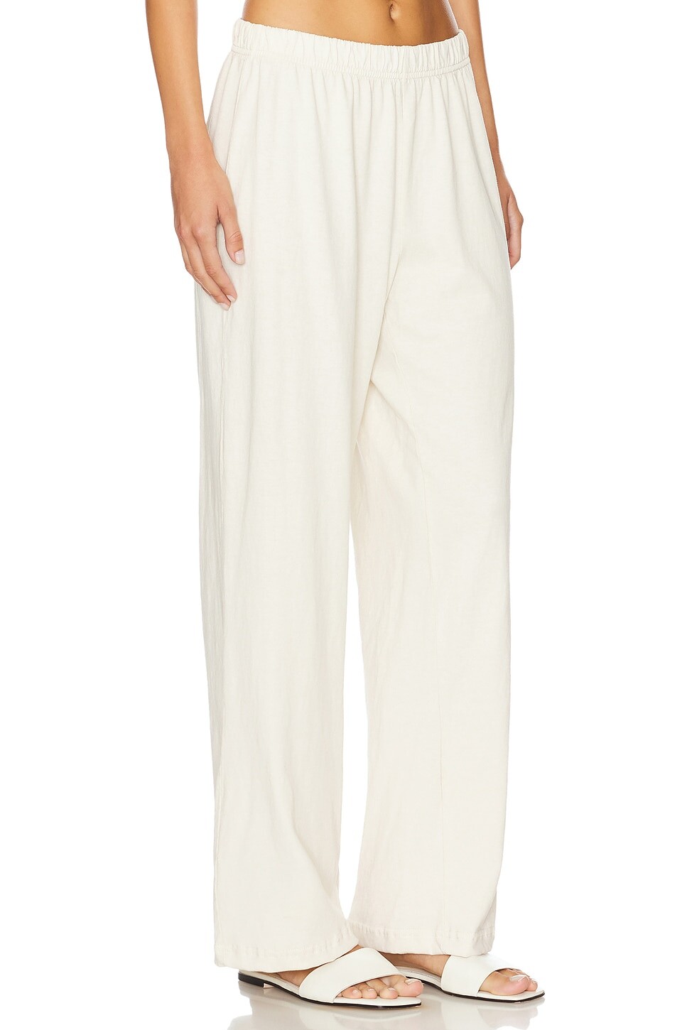 

Штаны из хлопка supima Perfectwhitetee, цвет sugar