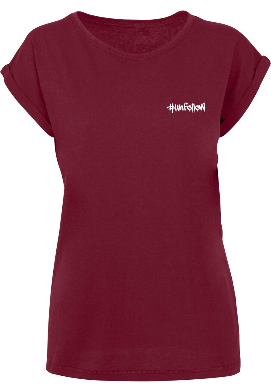 

Футболка Merchcode Shirt Unfollow, бордовый