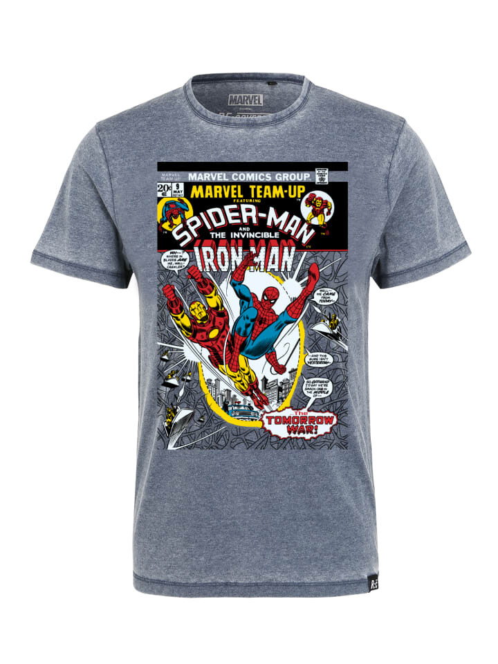 

Футболка Re:Covered T-Shirt Marvel Team Up, темно-синий