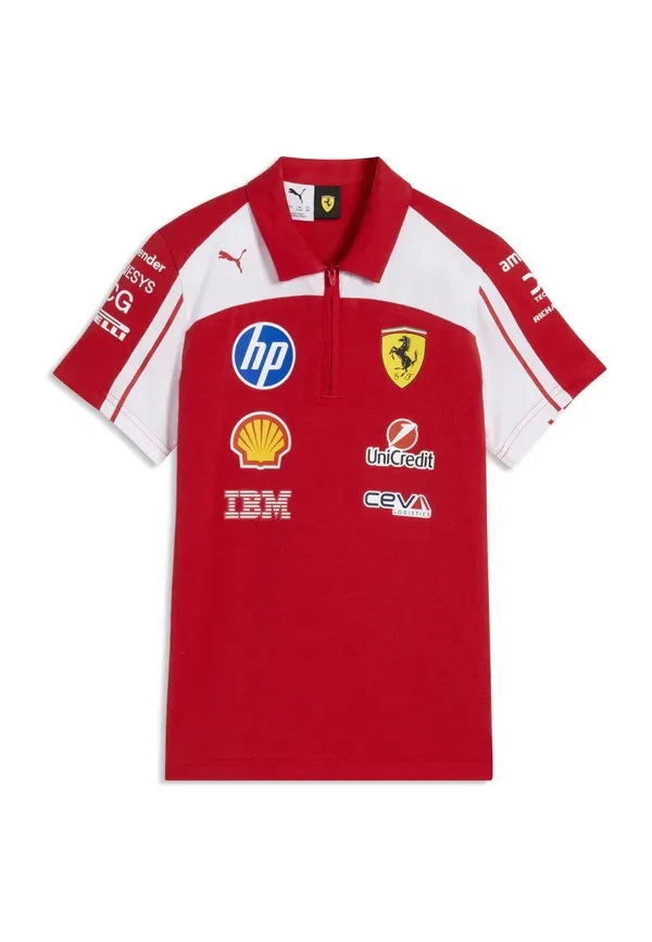 Поло Puma Scuderia Ferrari HP Replica, красный — фото 4