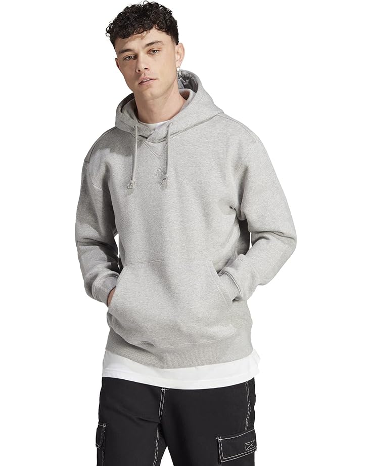 

Худи adidas All SZN Fleece Hoodie, цвет Medium Grey Heather