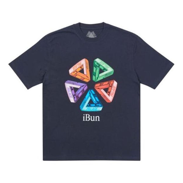 

Футболка fw21 ich bun t-shirt ibun logo t-shirt 'navy' Palace, синий