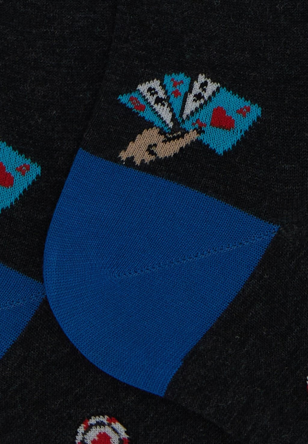 

Носки выше колена WITH CARD AND DICE MOTIF Gallo, черный