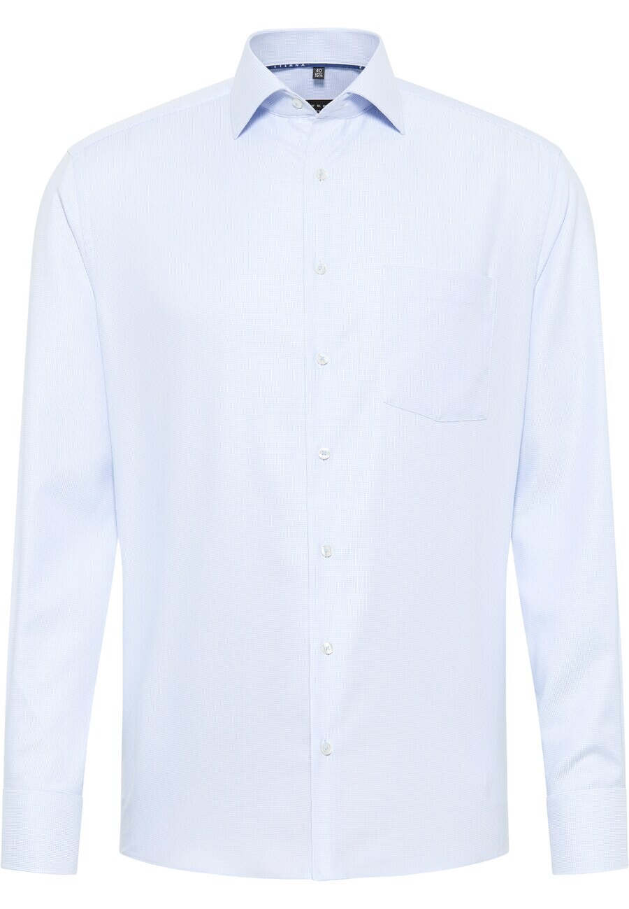 

Деловая рубашка ETERNA Regular fit Business Shirt, синий/светло-синий