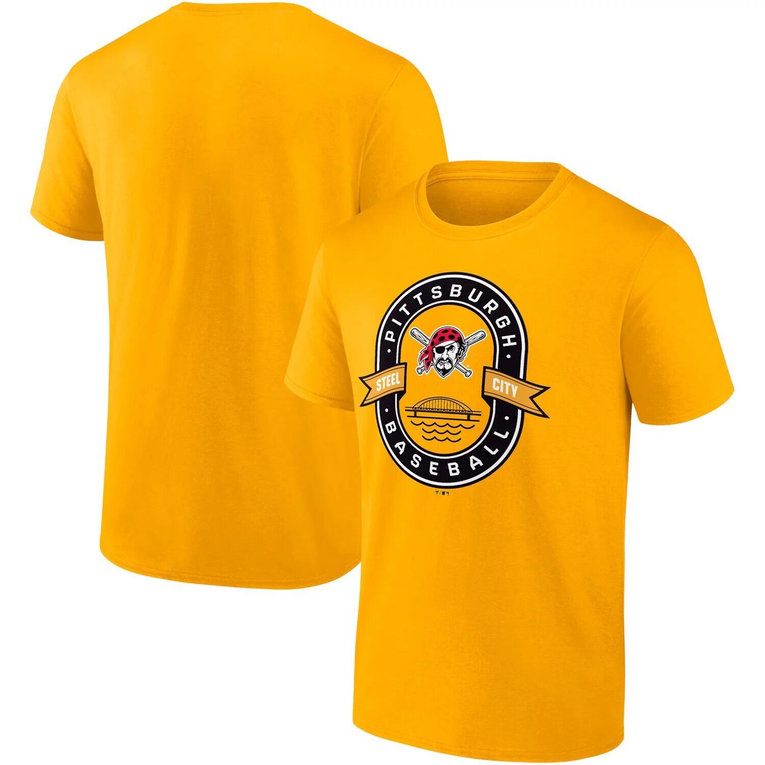 

Мужская золотая фирменная футболка Pittsburgh Pirates Iconic Glory Bound Fanatics, Желтый, Мужская золотая фирменная футболка Pittsburgh Pirates Iconic Glory Bound Fanatics