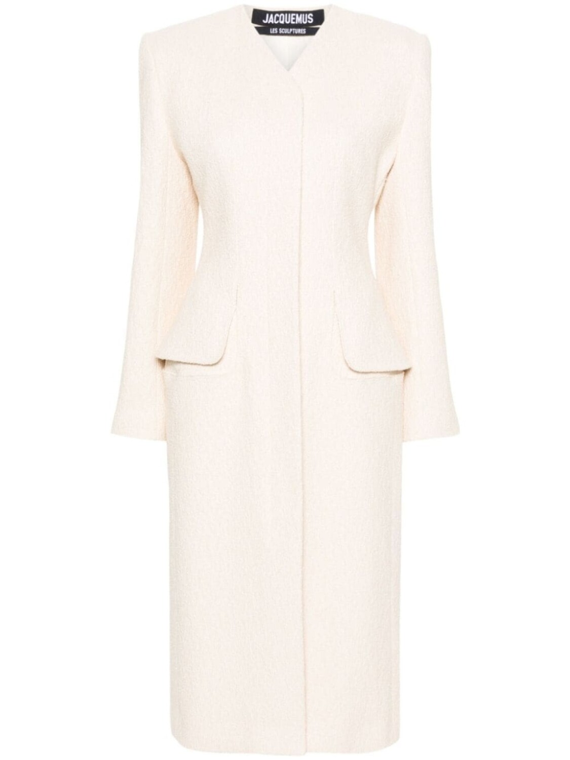 

Jacquemus пальто макси Le Manteau Cubo, нейтральный цвет