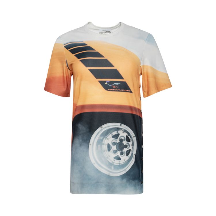 

Футболка Rabanne Fast Cars Jersey T-Shirt 'Orange', оранжевый