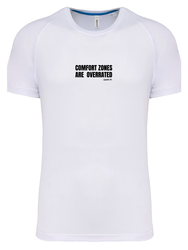 

Футболка спортивная Зоны комфорта переоценены белая F4NT4STIC, Белый, Футболка спортивная Зоны комфорта переоценены белая F4NT4STIC