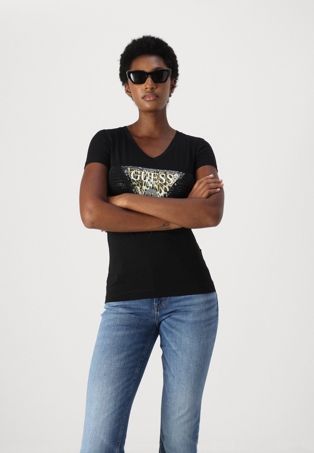 

Джинсы Bootcut BROOKLYN Guess, синий деним