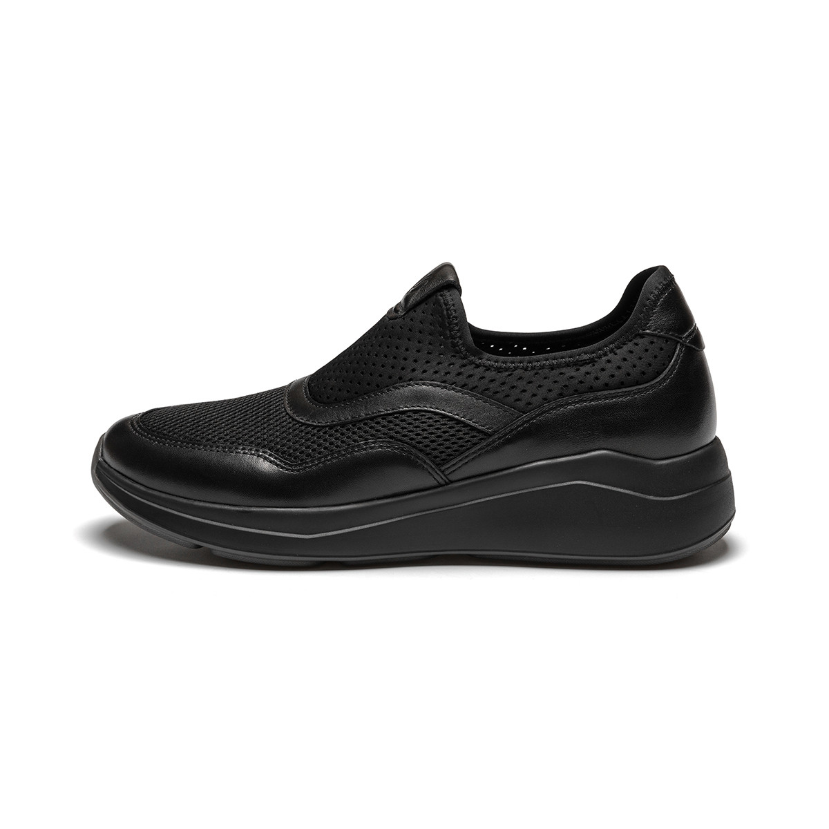 J.BENATO Мужские повседневные кроссовки Low Top черные/экрю, цвет Ecru — фото 3