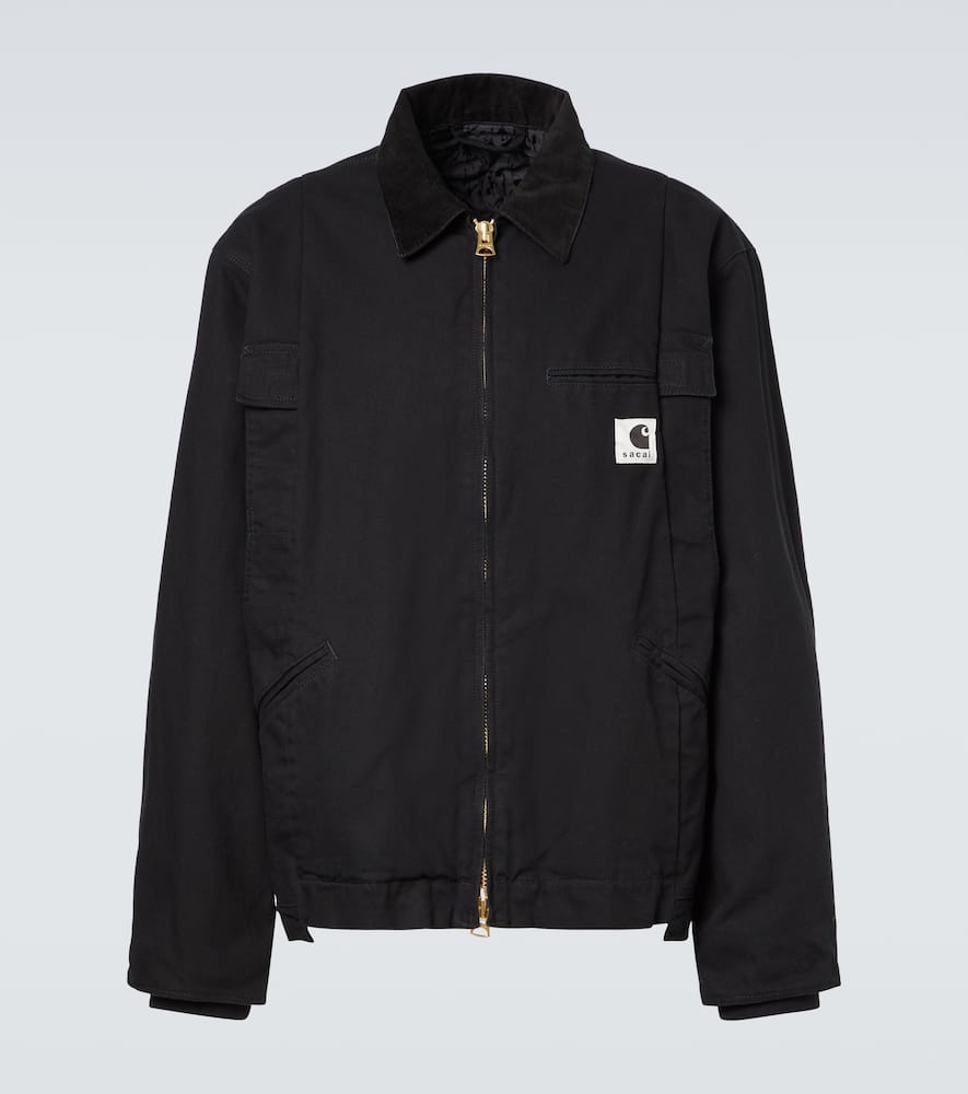 

Куртка Carhartt из холста с отделкой из вельвета Sacai, Black