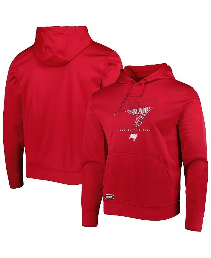

Мужская красная толстовка с капюшоном Tampa Bay Buccaneers Combine Authentic Watson New Era