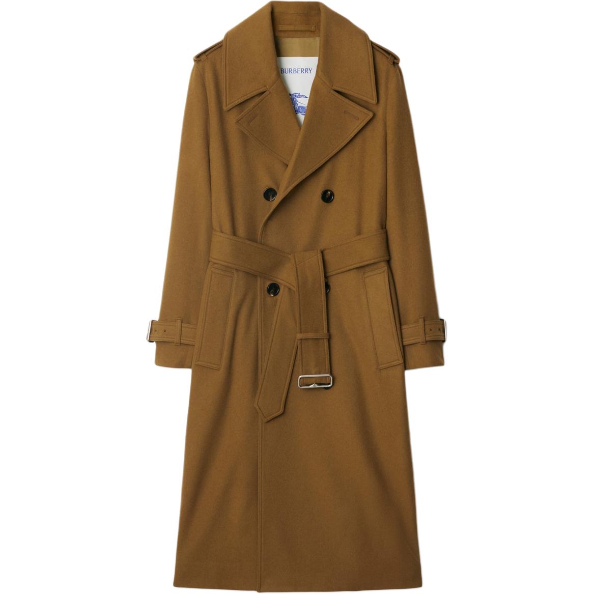 

Приталенное кашемировое тренч Burberry, bird nests