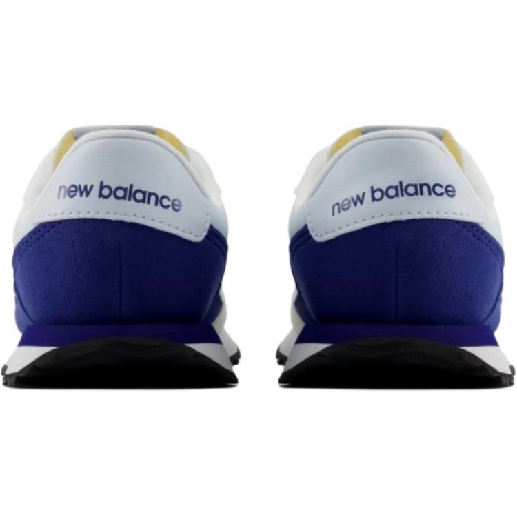 NB 237 Износостойкие низкие детские кроссовки для повседневной жизни New Balance, белый/синий — фото 3