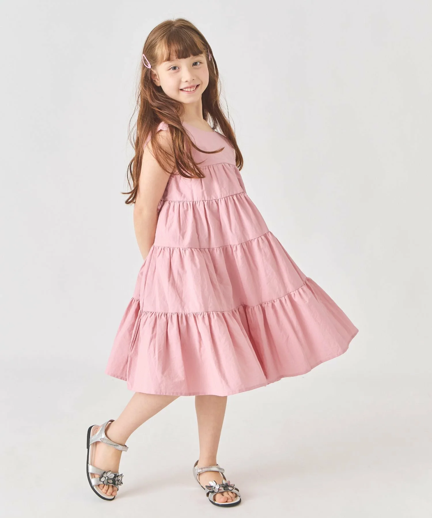 Многоярусное платье Ever Closet, pink