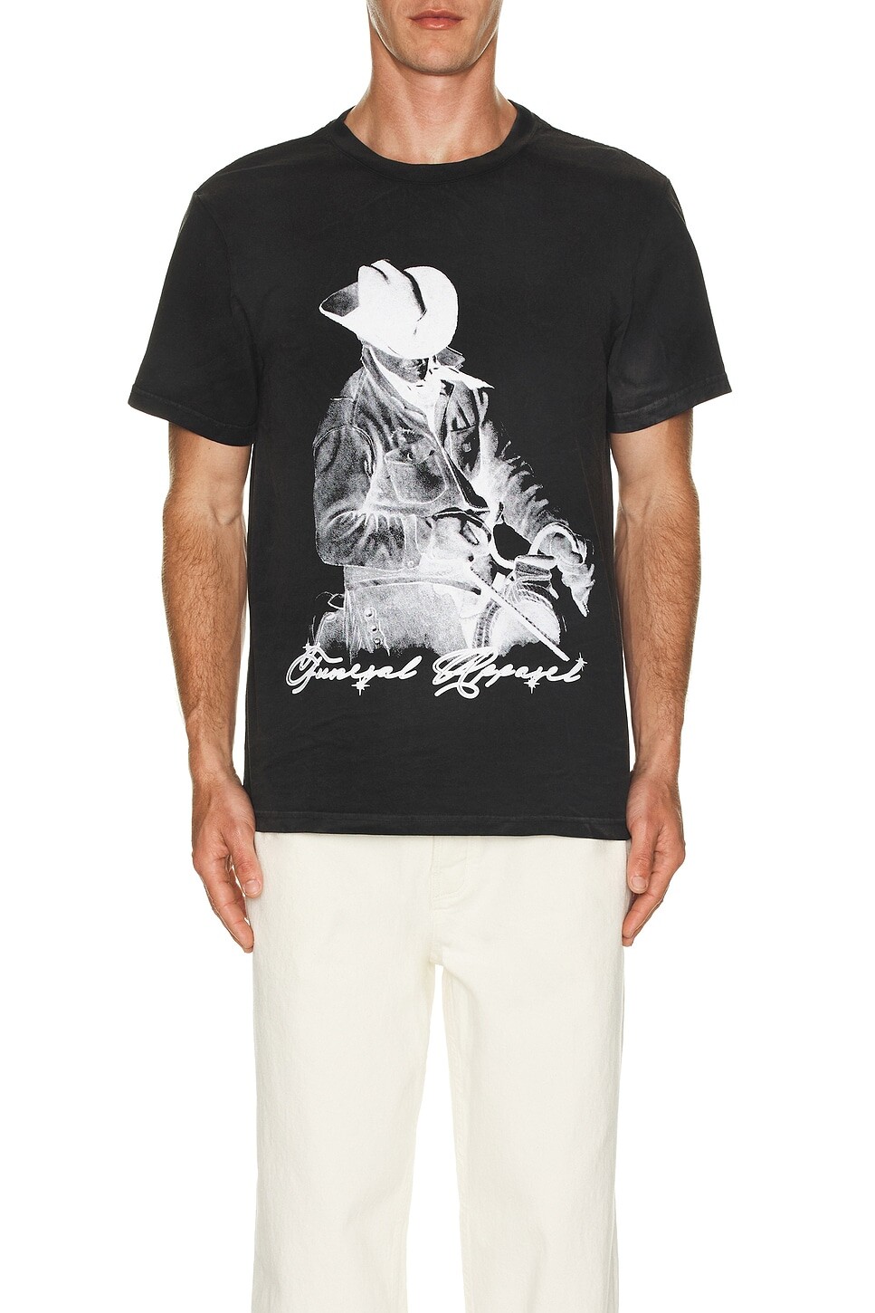 

Футболка с логотипом ковбоя Funeral Apparel, черный